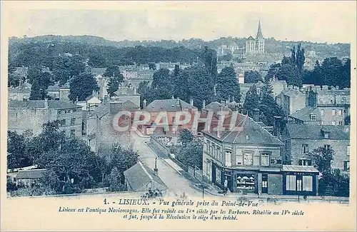 Cartes postales Lisieux Vue Generale prise du Point de Vue