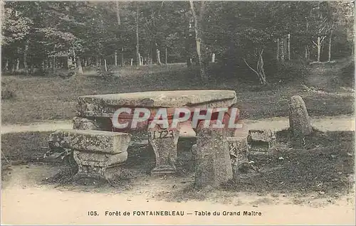 Ansichtskarte AK Foret de Fontainebleau Table du Grand Maitre