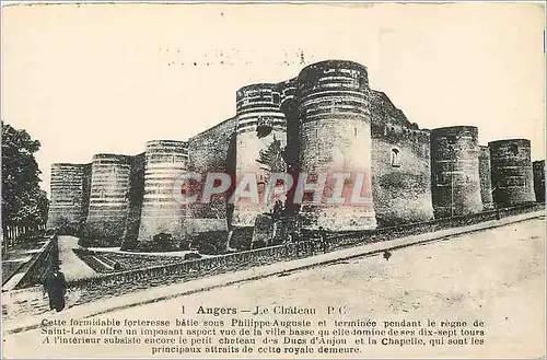 Cartes postales Angers Le Chateau