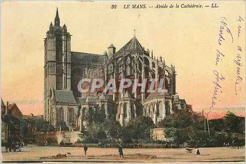 Cartes postales Le Mans Abside de la Cathedrale