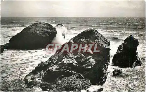 Cartes postales moderne Sion sur l'Ocean (Vendee) La Corniche Vendeenne Les Pinneaux par Gros Temps