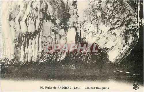 Cartes postales Puits de Padirac (Lot) Lac des Bouquets