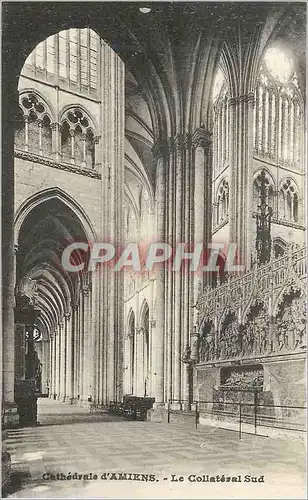 Cartes postales Cathedrale d'Amiens Le Collateral Sud
