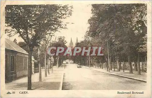 Ansichtskarte AK Caen Boulevard Bertrand