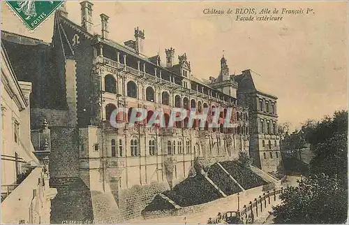 Cartes postales Chateau de Blois Aile de Francois 1er Facade Exterieure