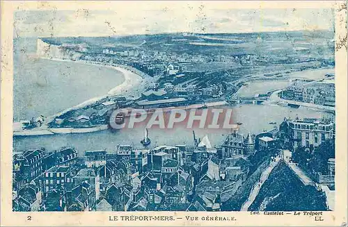 Cartes postales Le Treport Mers Vue Generale