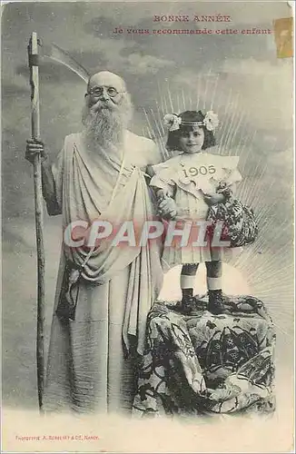 Cartes postales Bonne Annee 1905