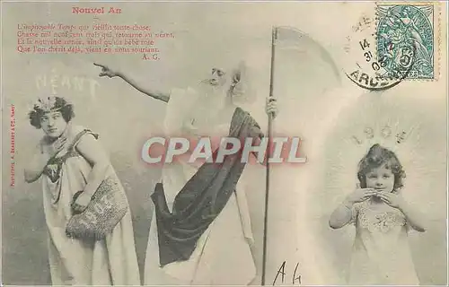Cartes postales Nouvel An 1904