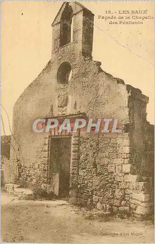 Cartes postales Les Baux Facade de la Chapelle des Penitents