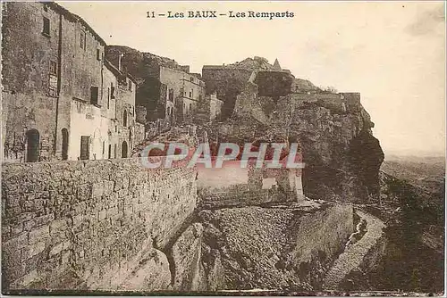 Cartes postales Les Baux les Remparts