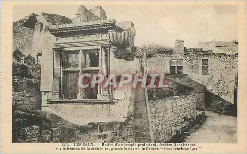 Cartes postales Les Baux Restes d'un Temple Protestant