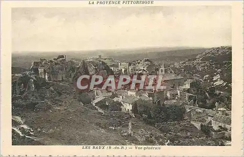 Cartes postales Les Baux (B du R) La Provence Pittoresque Vue Generale