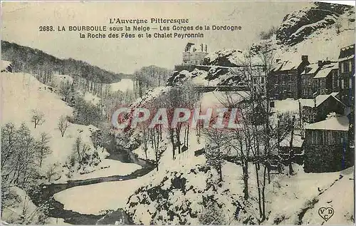 Ansichtskarte AK La Bourboule sous la Neige l'Auvergne Pittoresque