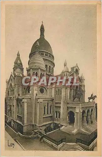 Cartes postales Paris Basilique du Sacre Coeur de Montmartre