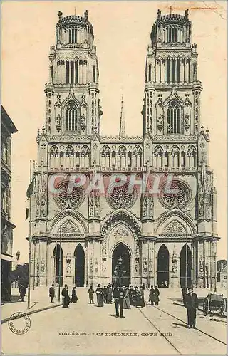 Cartes postales Orleans Cathedrale Cote Sud