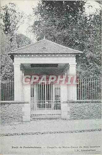 Ansichtskarte AK Foret de Fontainebleau Chapelle de Notre Dame de Bon Secours