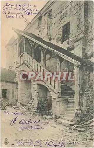 Cartes postales Meaux Ruines du Chapitre (XIIIe Siecle)
