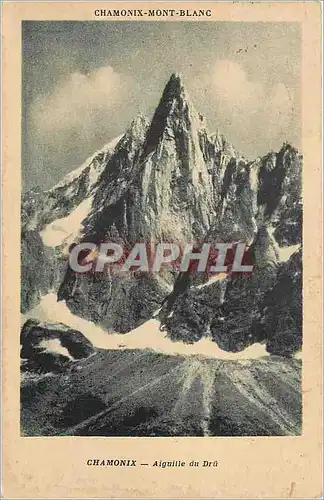 Cartes postales Chamonix Mont Blanc Aiguille du Dru