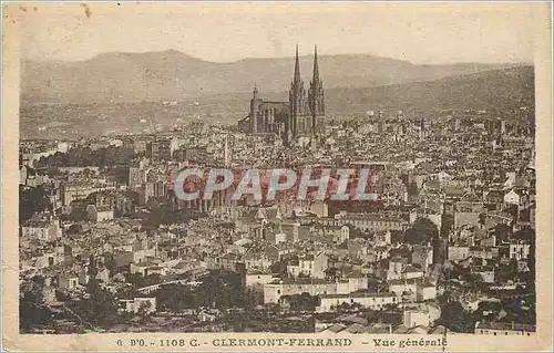 Cartes postales Clermont Ferrand Vue Generale