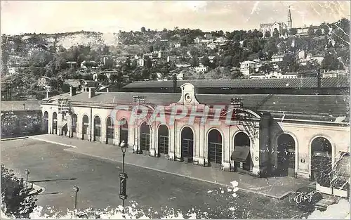 Moderne Karte Agen (Lot et Garenne) La Gare et Coteau de l'Hermitage