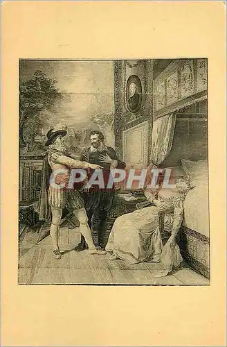 Cartes postales Chateau de Pau Une des Tapisseries de l'Histoire de Henri IV L'Evanouissement de Gabrielle