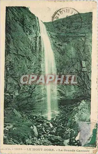 Cartes postales Le Mont Dore La Grande Cascade