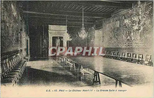 Cartes postales Pau Le Chateau Henri IV La Grande Salle a mager