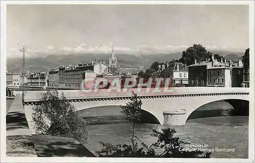 Moderne Karte Grenoble Le Pont Marius Gontard