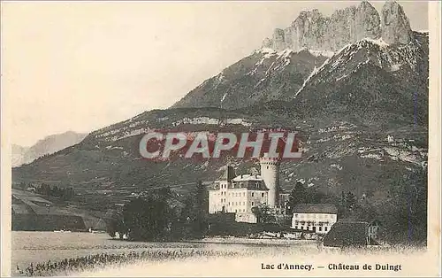 Cartes postales Lac d'Annecy Chateau de Duingt