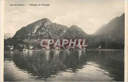 Cartes postales Lac d'Annecy Village de Duingt