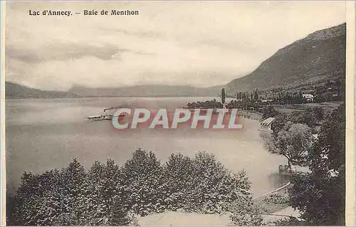 Cartes postales Lac d'Annecy Baie de Menthon