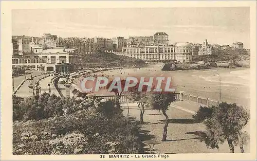 Cartes postales Biarritz La Grande Plage