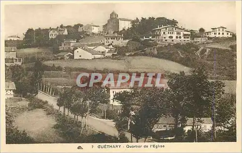 Cartes postales Guethary Quartier de l'Eglise