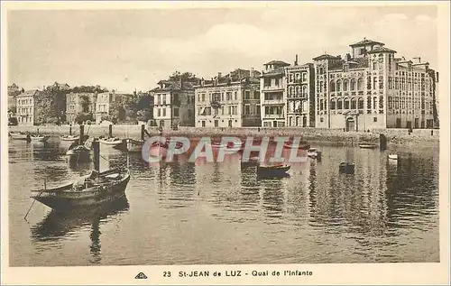 Ansichtskarte AK St Jean de Luz Quai de l'Infante