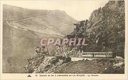 Cartes postales Chemin de fer a cremaillere de la Rhune La Breche