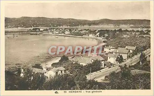 Ansichtskarte AK Hendaye Vue generale