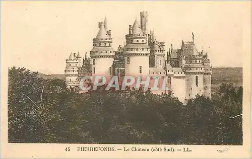 Cartes postales Pierrefonds Le Chateau (Cote Sud)