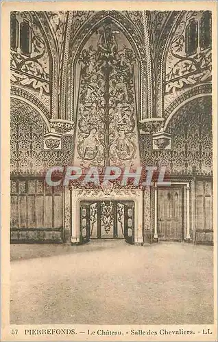 Cartes postales Pierrefonds Le Chateau Salles des Chevaliers
