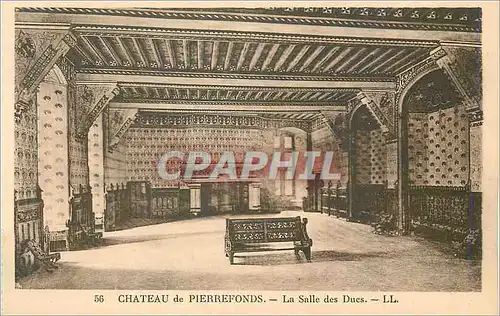 Cartes postales Pierrefonds Le Chateau La Salle des Ducs