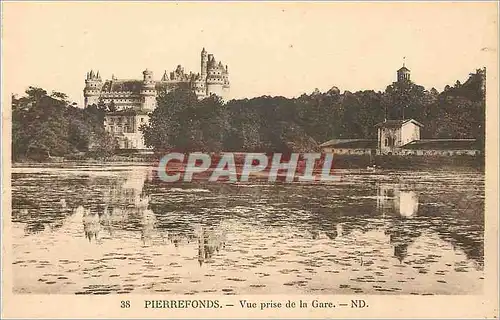 Cartes postales Pierrefonds Vue prise de la Gare