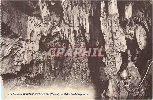 Cartes postales Grottes d'Arcy sur Cure (Yonne) Salle Ste Marguerite