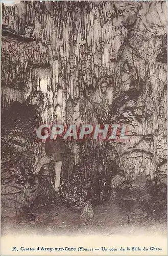 Cartes postales Grottes d'Arcy sur Cure (Yonne) Un coin de la Salle du Chaos