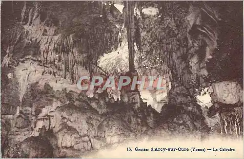 Ansichtskarte AK Grottes d'Arcy sur Cure (Yonne) Le Calvaire