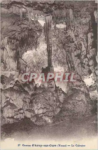 Ansichtskarte AK Grottes d'Arcy sur Cure (Yonne) Le Calvaire