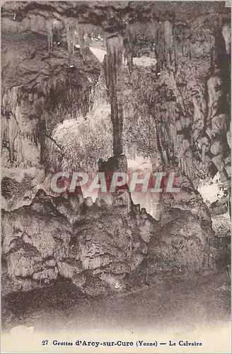 Cartes postales Grottes d'Arcy sur Cure (Yonne) Le Calvaire