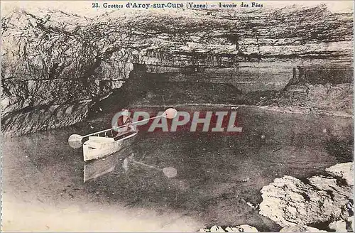 Cartes postales Grottes d'Arcy sur Cure (Yonne) Lavoir des Fetes