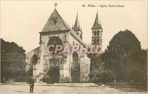 Cartes postales Melun Eglise Notre Dame