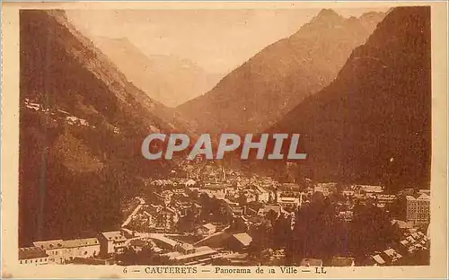 Cartes postales Cauterets Panorama de la Ville