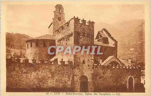 Cartes postales Luz Saint Sauveur Eglise des Templiers