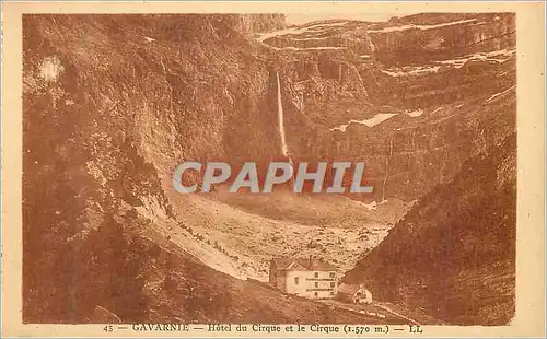 Cartes postales Gavarnie Hotel du Cirque et le Cirque